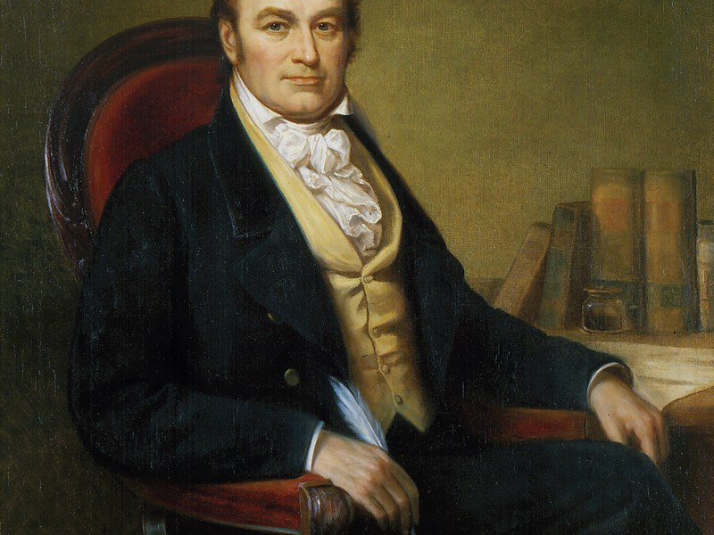 Painting of Rising political star William Crawford’s life was upended when medicine he took for a skin ailment brought on a debilitating stroke.