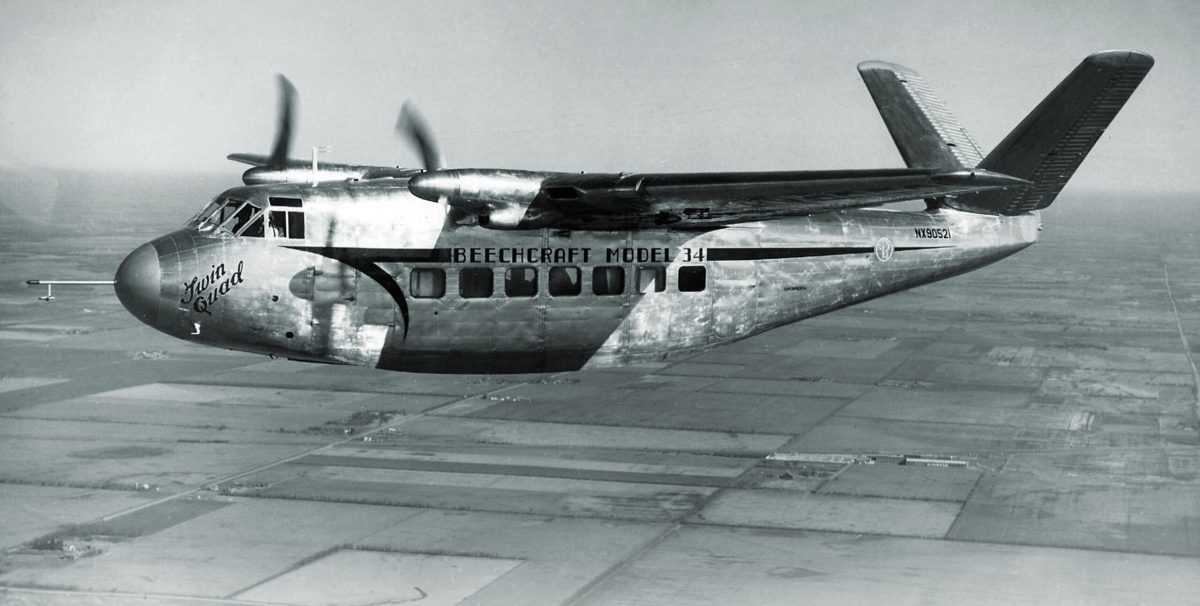 beechcraft-twin-quad-flight
