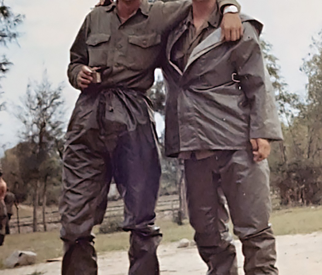 Photo of author Jerry Dallape (right) and his buddy Gordon “Gus” Gustafson had an unusual adventure in Vietnam.