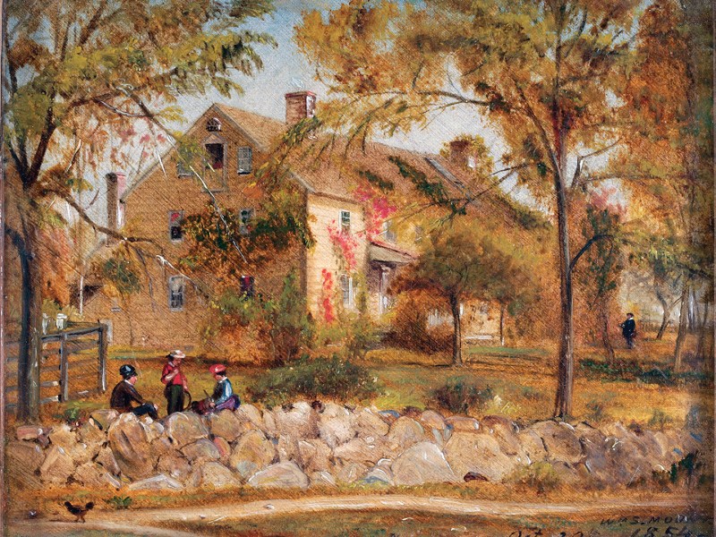 Painting, The Mount House, by William Sidney Mount.