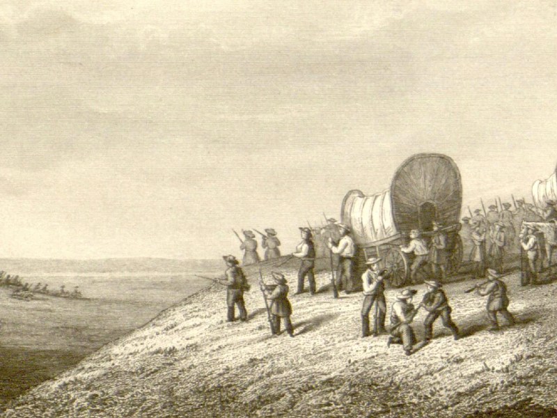 Kiowas attack the Texas Santa Fe Expedition