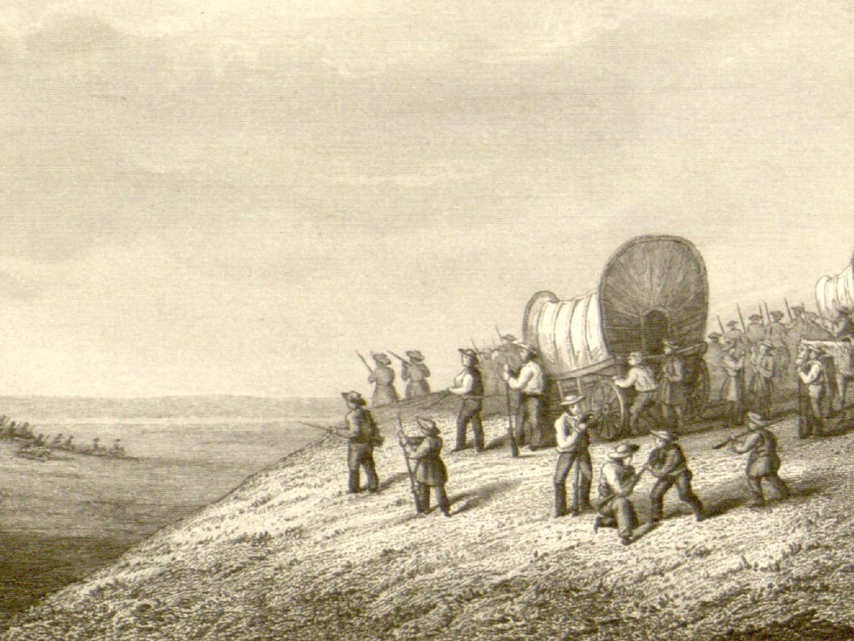 Kiowas attack the Texas Santa Fe Expedition