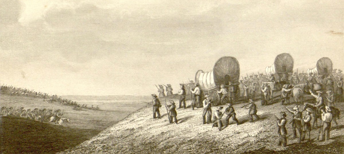 Kiowas attack the Texas Santa Fe Expedition