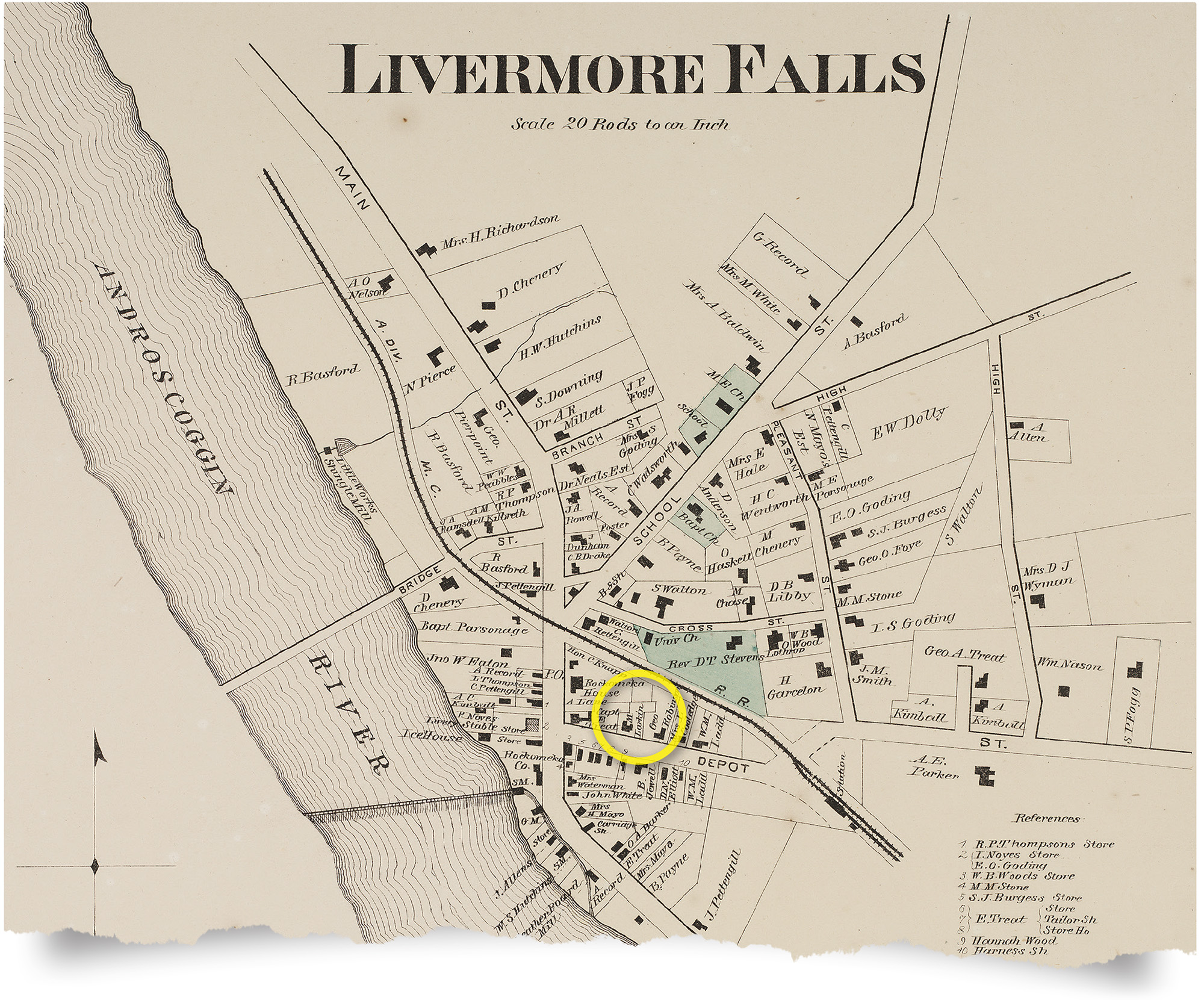 Livermore Falls Maine Map Cwt Summer 2023 
