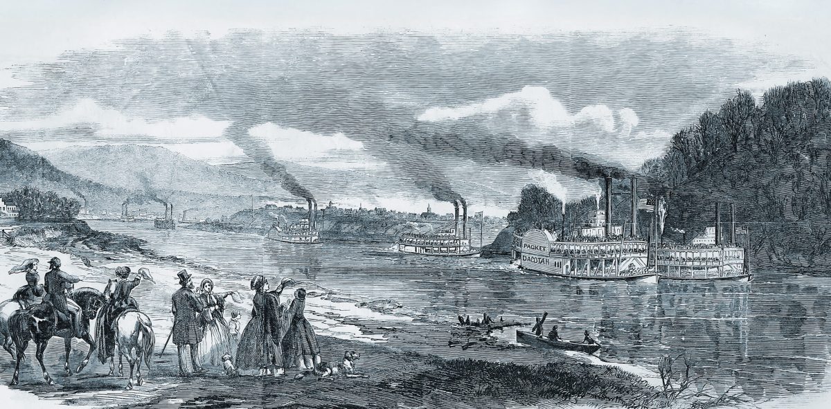 Steamships on the Cumberland River