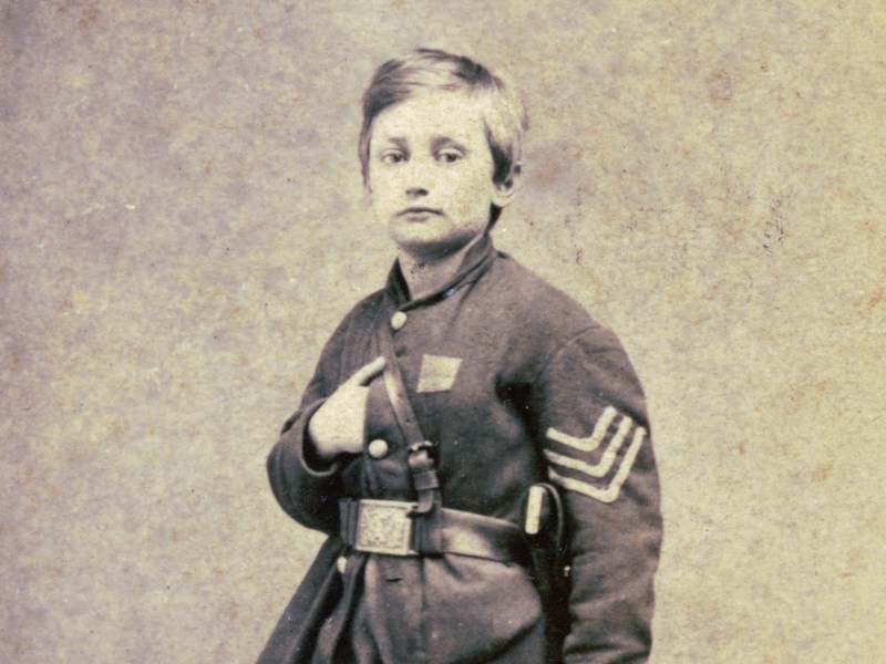 9-year-old boy soldier Johnny Clem