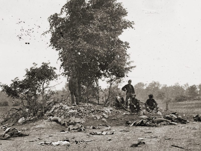 Burial detail after Battle of Antietam