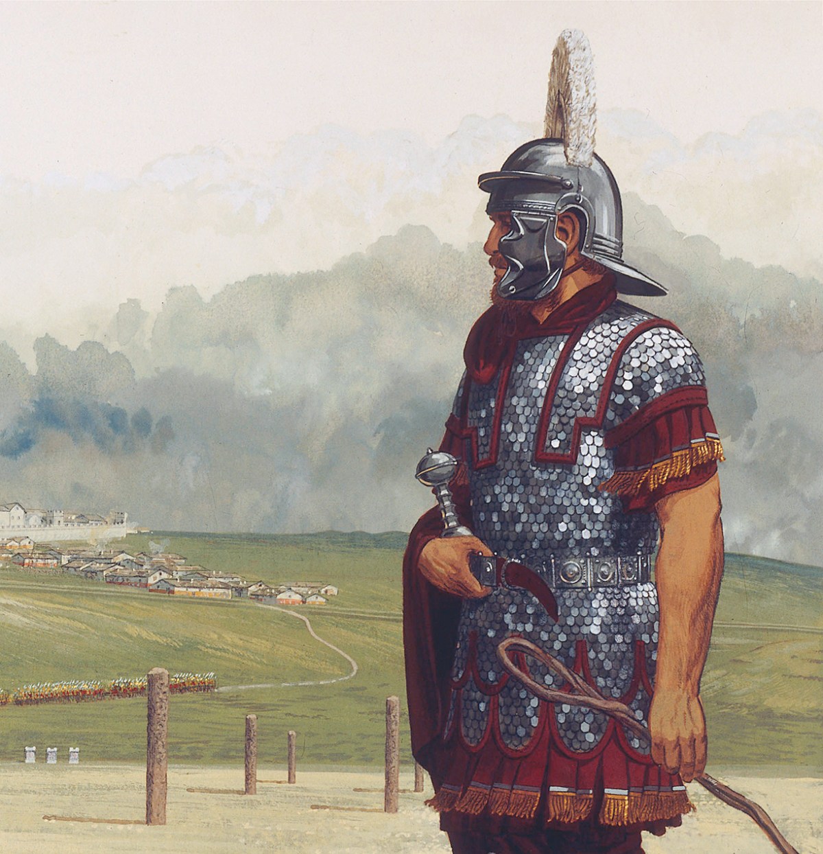 Painting of a chief centurion.
