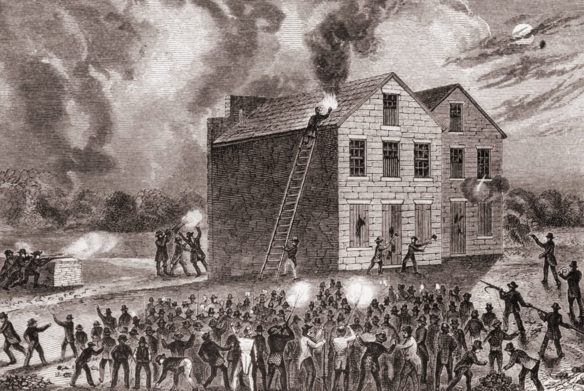 Riot at Lovejoy warehouse