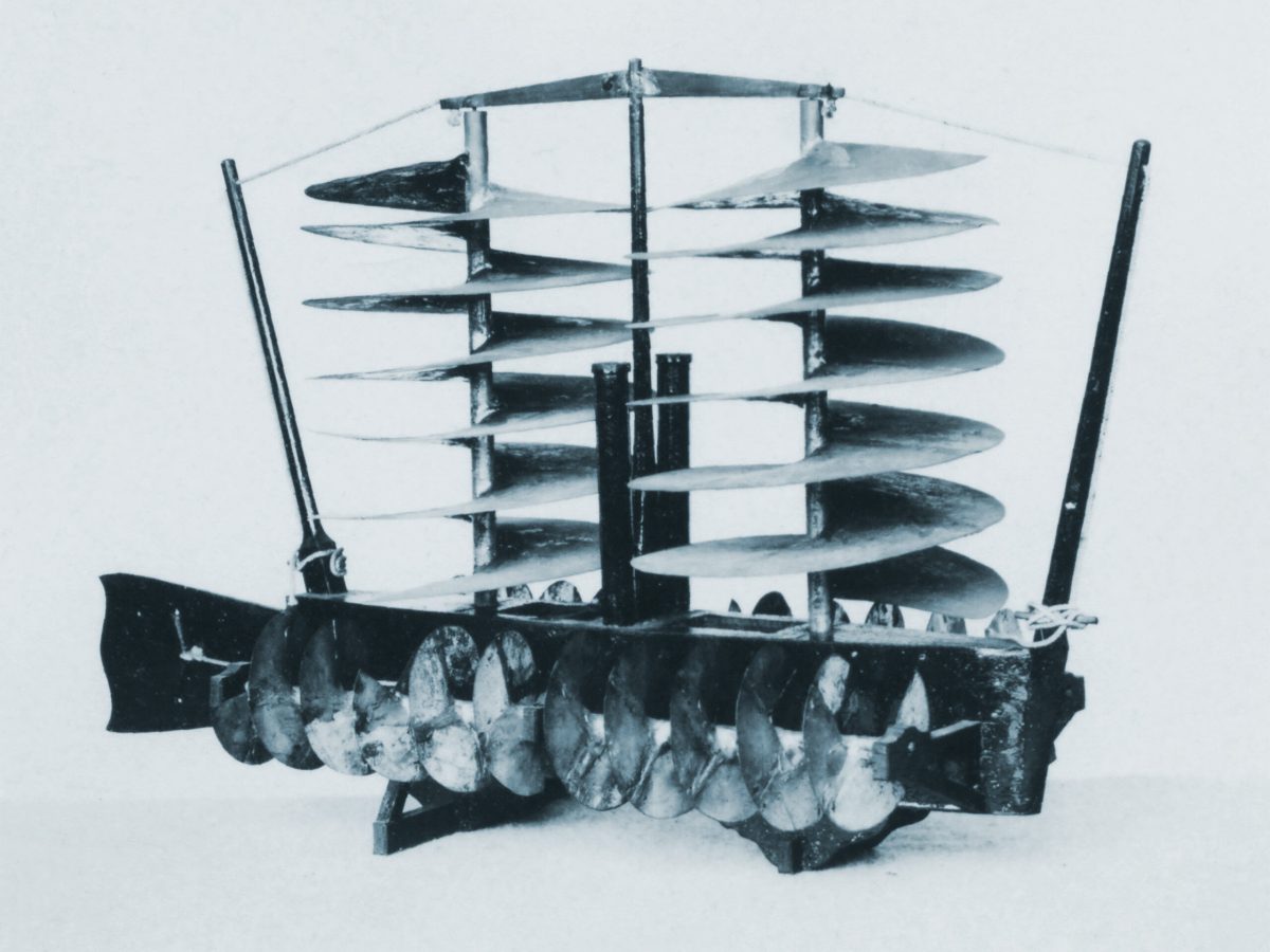 Model of Confederate airship