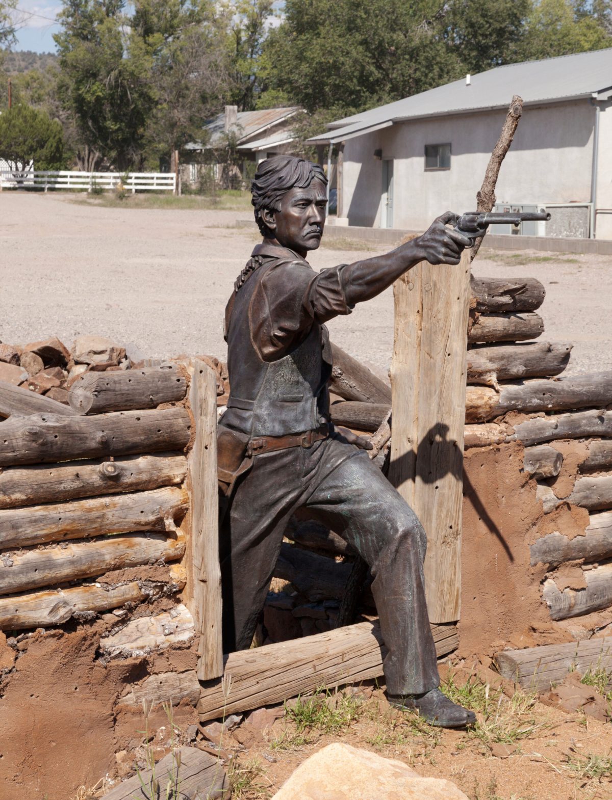 Elfego Baca monument in Reserve, N.M.