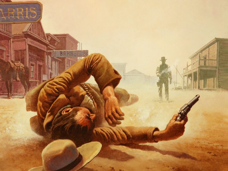 Gunfight in Old West
