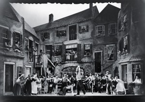 Photo of the 1935 Broadway production, opera Porgy and Bess.