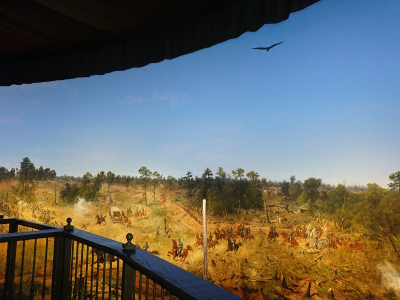 Interior of The Battle of Atlanta Cyclorama