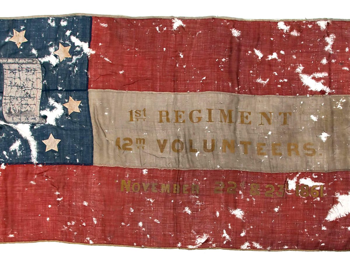 1st Alabama regiment flag