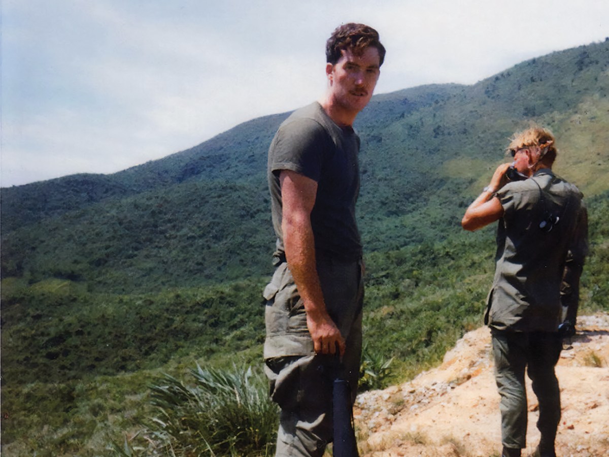 Photo of James Vaughn in Vietnam.