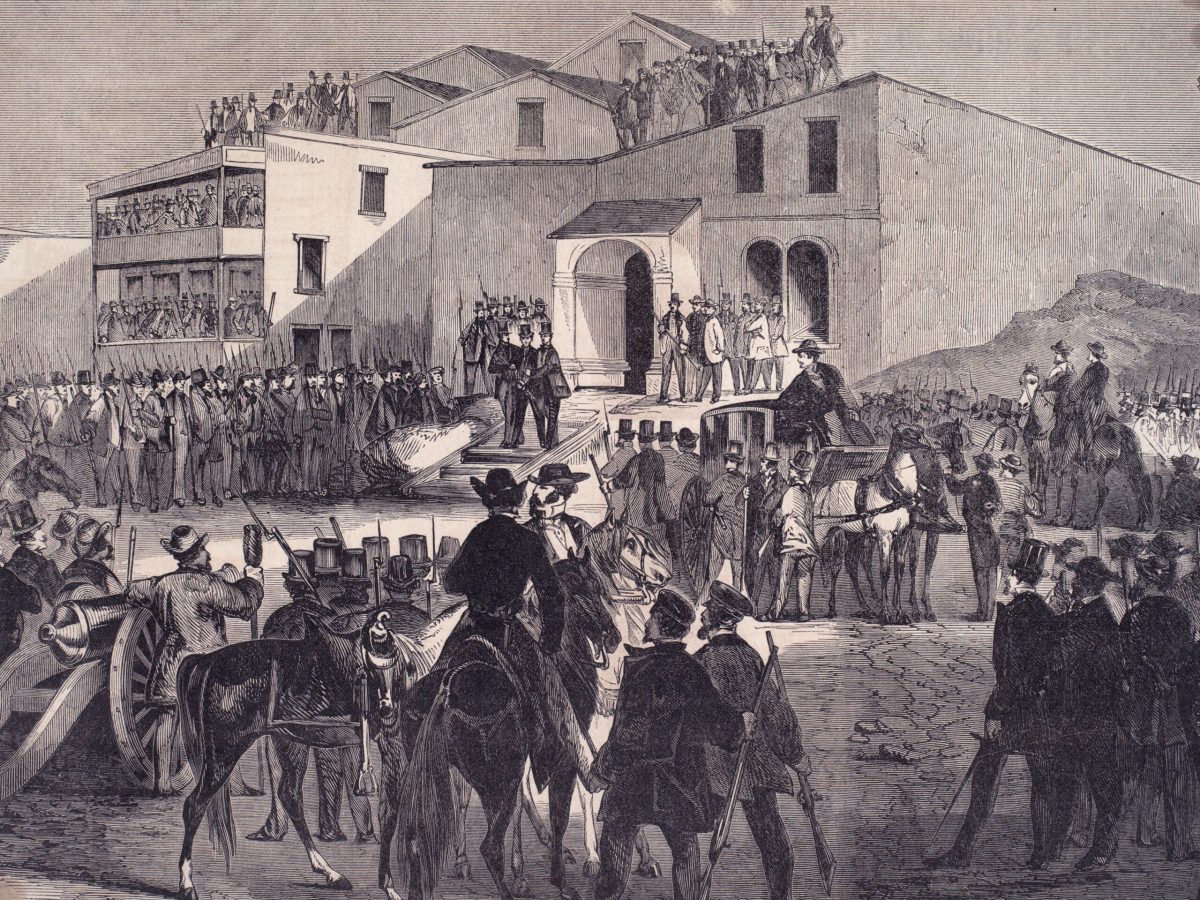 Vigilantes at San Francisco jail