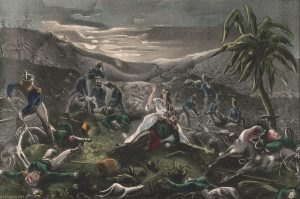 Soldiers burying the dead, Mexican War