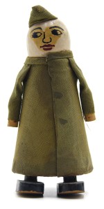 Photo of a “walkies” doll toy.