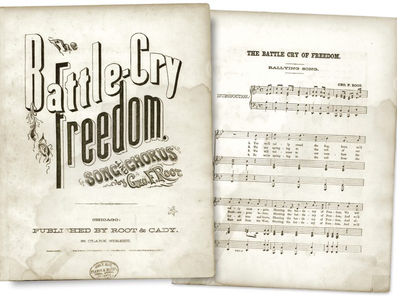 "The Battle-Cry of Freedom" sheet music