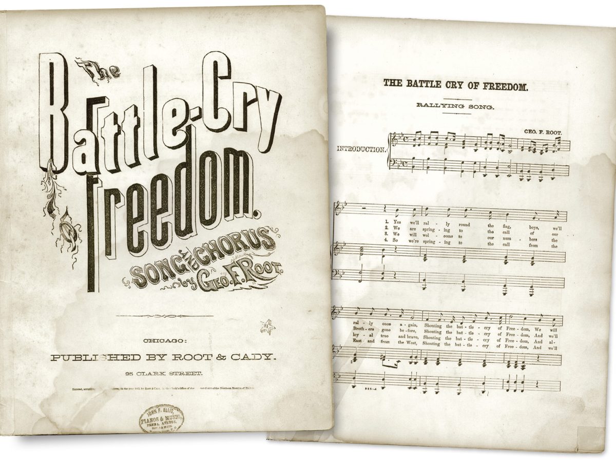 "The Battle-Cry of Freedom" sheet music