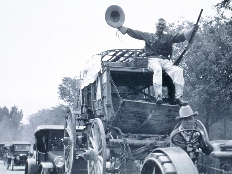 Frank Miller atop coach