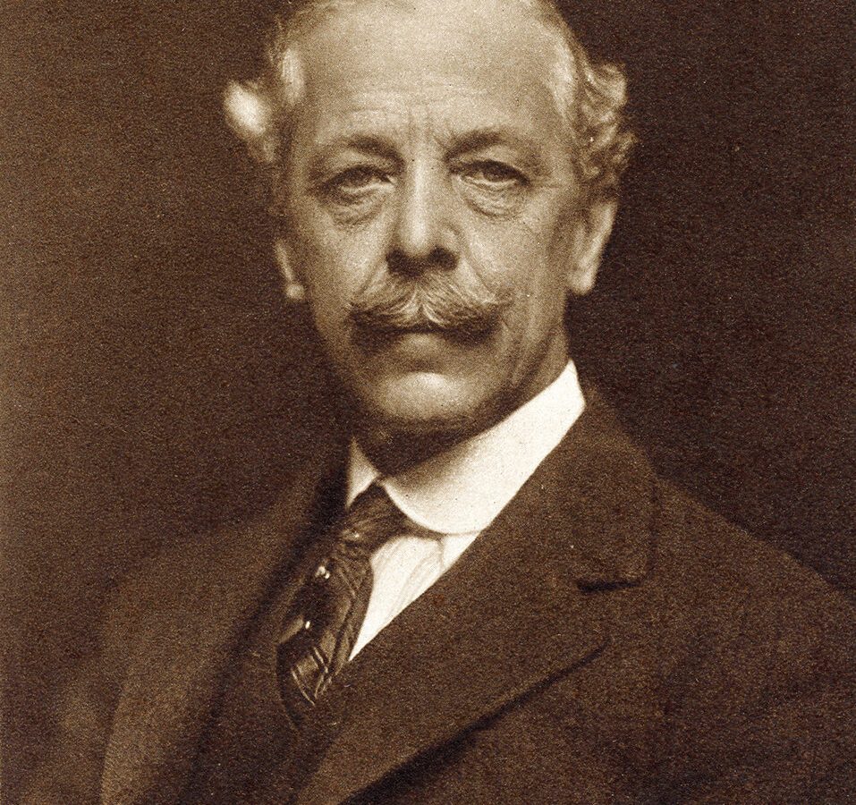 Photo of Sir Julian Stafford Corbett. British naval historian and geostrategist of the late 19th and early 20th centuries, whose works helped shape the Royal Navy's reforms of that era. C.1920