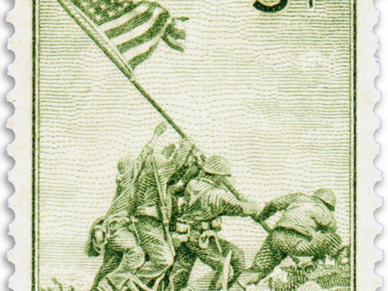 iwo-jima-commerative-postage-stamp