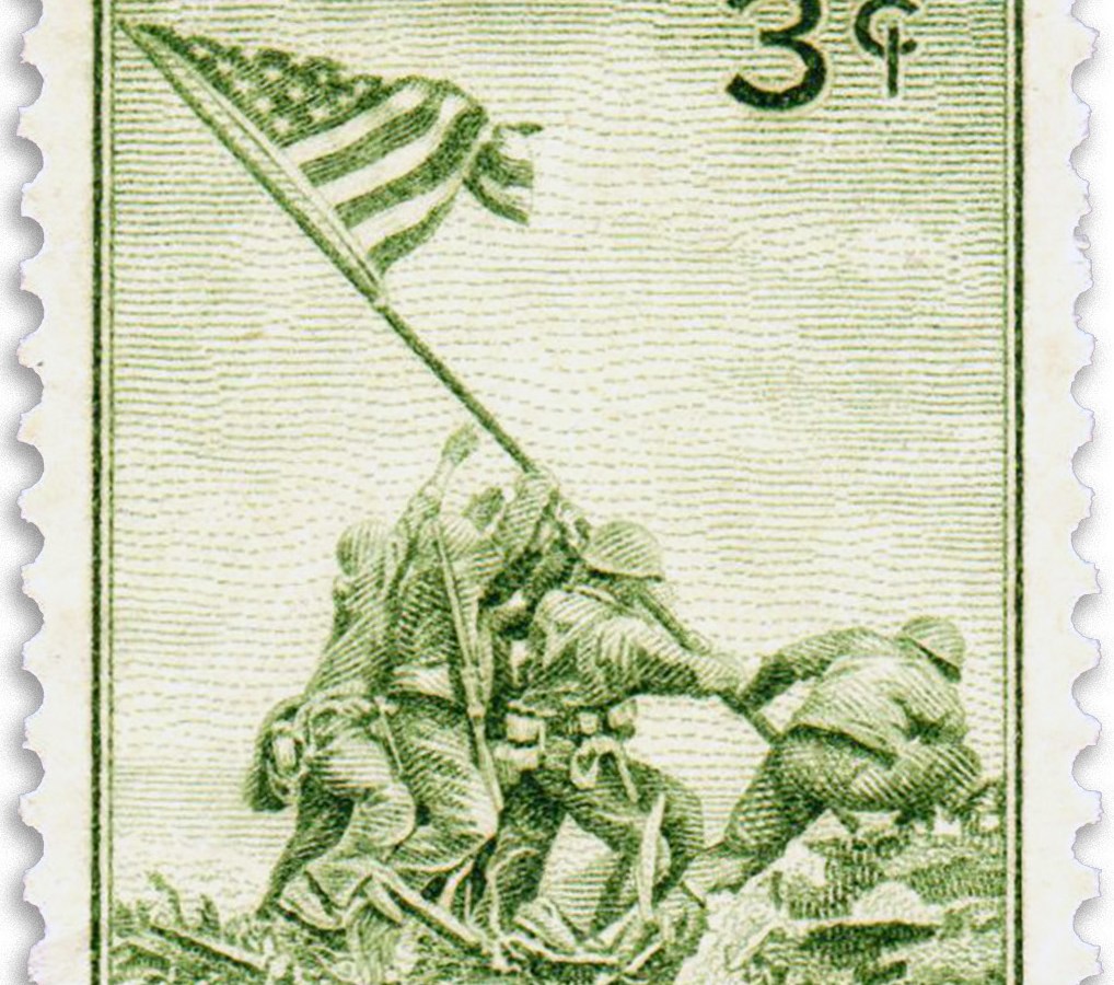 iwo-jima-commerative-postage-stamp