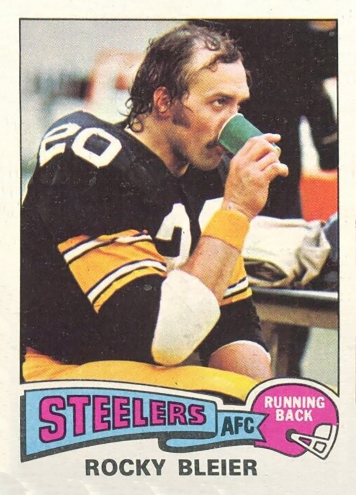 rocky-bleier-football-card